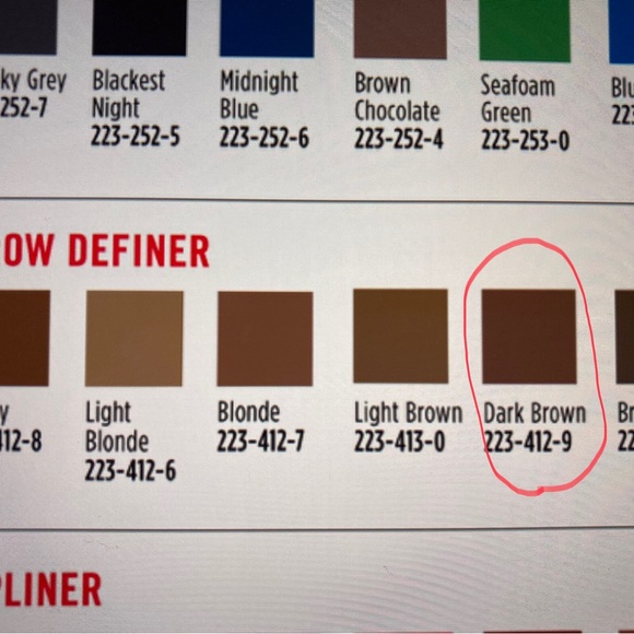 AVON Brow Definers  - Dk Brown - Picture 2 of 3